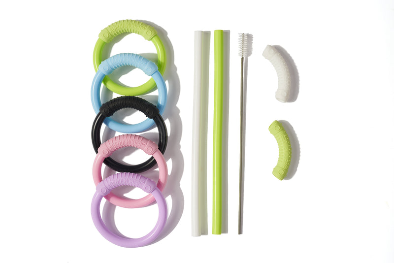 Silicone Bracelet Straw Age Quencher USA